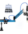 Get The Job Done Fast With This Heavy Duty Pneumatic Tapping Machine For Smooth M3 To M12 Threading, featuring precision collets.