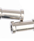 Two Pack 32mm One Quarter Inch To Three Eighths Inch Female To Female Threaded Screw Adapter Spigot For Studio Light Stand Setup
