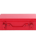 Heavy Duty 10 Pc Metric Impact Socket Set With 3/4 Inch Drive Deep Sockets For Lug Nuts Range From 22mm To 50mm Chrome Molybdenum Steel Built Tough For Auto Repair And Garage Workshops, red metal storage case