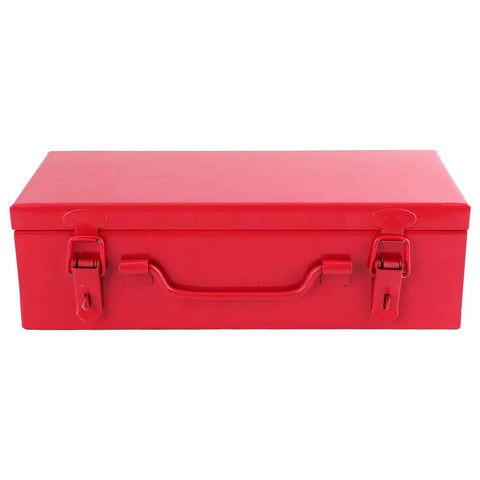 Heavy Duty 10 Pc Metric Impact Socket Set With 3/4 Inch Drive Deep Sockets For Lug Nuts Range From 22mm To 50mm Chrome Molybdenum Steel Built Tough For Auto Repair And Garage Workshops, red metal storage case
