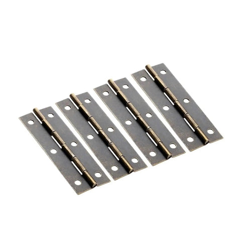 Heavy Duty Concealed Door Hinges 8 Pack Folding Butt Metal Hinges For Cabinets And Furniture With Screws 60x20mm