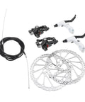 Heavy Duty Mountain Bike Disc Brake Pads For Hydraulic And Mechanical Setups Featuring Ventilated Core Design with levers, calipers, and rotors.