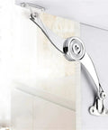 Hydraulic Cabinet Door Hinges With Stop Function Adjustable Polished Finish Lift Up Flap Support in use