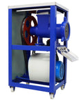 Electric Meat Grinder Workhorse With Rugged 8Mm Plate And Heavy Duty Iron Frame, showcasing the motor and cutting plate.