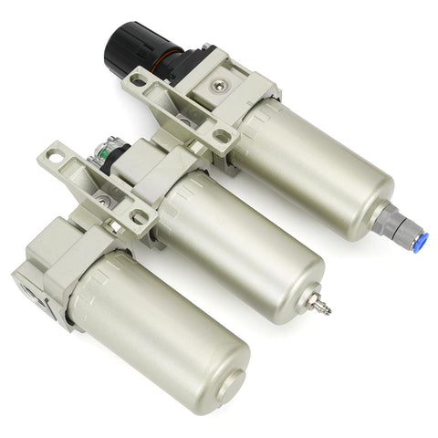 Beefy Pro Grade Three Quarter Inch NPT Industrial Three Stage Air Dryer For Compressor with metal bowl and auto drain