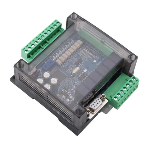 24V Programmable Controller For Industrial Automation With 8 Digital Inputs And 6 Outputs Plug And Play Ready High Speed Counting Ports Online Download And Monitoring Rugged Control Board For Machines