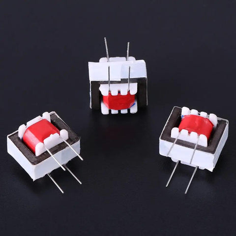 Ten Pack 600 Ohm 1 To 1 Isolation Transformers For Audio Applications, EI14 Core, Stable Lead-Free Components, Tight Coupling For Clean Signal