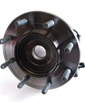 Front Wheel Bearing And Hub Assembly For 2011 Thru 2019 Chevy Silverado And Gmc Sierra 2500 Hd 3500 Hd 4wd Dually Trucks, side view showing mounting bolts.