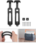 Heavy Duty Rubber Latches 4 Pieces T Handle Draw Latches With Shock Absorption And Vibration Reduction All Weather Corrosion Resistant Flexible Fasteners with screws and usage examples