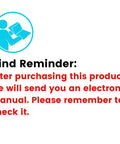 Kind reminder for 2000 Watt Pure Sine Wave Inverter buyers to check electronic manual upon purchase.