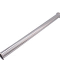 DERNORD sanitary spool tube, stainless steel 304 seamless, 1.5 in Tri-Clamp ends, 24 in length (side view)