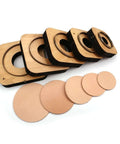 Heavy Duty Pro Grade Round Circle Cutting Mold For Leather Crafts 120mm with leather shapes and steel blade