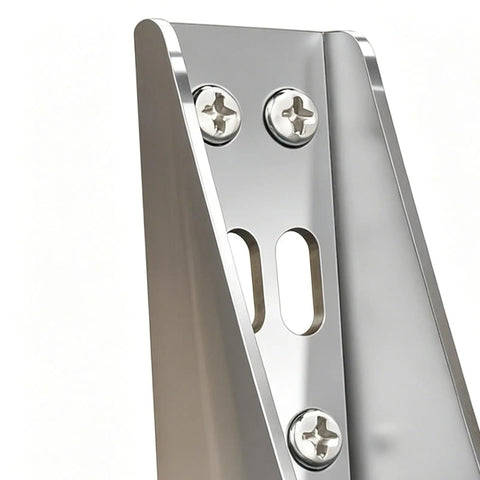 Close-up of Heavy Duty Door Support Wheel structure with screws and mounting holes for easy installation and support.