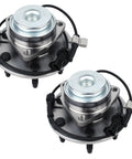 2-Piece 515053 Wheel Hub And Bearing Assembly for 2002-2006 Cadillac Escalade and GM vans, showing connectors and studs