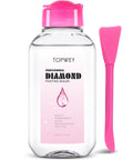 Diamond Painting Sealer With Applicator Handy Diamond Painting Adhesive, 125 ml bottle with pink applicator for puzzle projects.