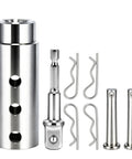 Get Rid Of The Arm Busting Lazy Crank On Your Top Wind Trailer Jack And Switch To This Handy Cordless Drill Adapter kit with socket and pins