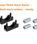 Heavy Duty Trailer U Bolt Kit For 2 3 8 Inch Axle Dexter K7138400 Compatible steel spring seats and nuts for axle repair