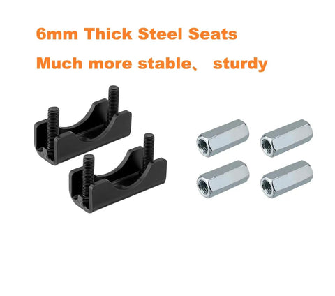 Heavy Duty Trailer U Bolt Kit For 2 3 8 Inch Axle Dexter K7138400 Compatible steel spring seats and nuts for axle repair