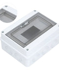 Outdoor 8 Way Circuit Breaker Enclosure With Transparent ABS Cover, IP65 Weatherproof Distribution Box for industrial control panels