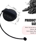 Nissan Infiniti Compatible Fuel Tank Cap With Tight Seal And Rubber Ring ABS Heat Resistant Port Cover