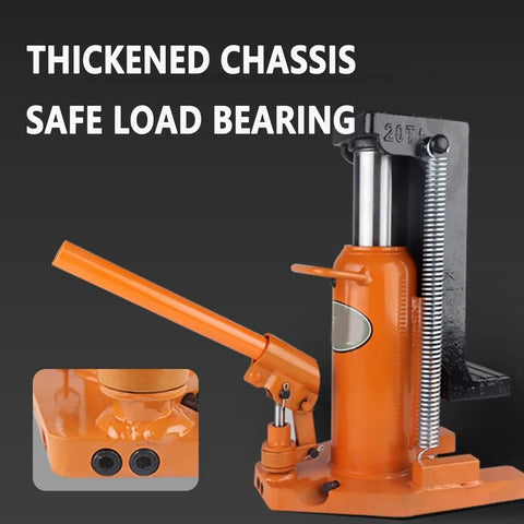 Rock Solid Hydraulic Claw Jack Featuring Dual Lift Capacities And Fast Spring Reset For No Sweat Auto Lifting Tasks That Clears Five Ton Loads Easily And Slips Into Tight Engine Bays Without Hassle with thickened chassis and safe load bearing.