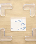 PVC Corner Protectors For Furniture And Cabinets Elastic Impact Absorption With Adhesive Installation No Drill Safe Table Edge Guards