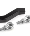 Adjustable Brake Linkage Pushrod Lever For Softail With Mid Controls 2018 To 2024 Fits Street Bob 114, black angled lever with heim joints