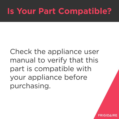 Compatibility check notice for Circulation Pump For Dishwashers 154859201 Must Have Replacement Part High Efficiency Motor