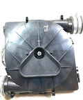 Robust Aftermarket Draft Inducer Blower Motor Compatible With Carrier Bryant Furnace Systems top view showing motor assembly.