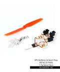 Heavy Hitter Brushed Motor Power System For Fixed Wing Model Airplane With S Fhss Receiver And Precision Servo Kit, including motor, prop, and servos.