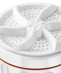 Top view of Two Pack Mini Portable Electric Clothes Washer With Usb Rechargeable Auto Cycle for quick laundry cleaning.