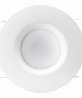 Flicker-Free 5 and 6 Inch LED Recessed Downlight Kit, Dimmable, 1000 Lumens, 5000K Daylight, front view