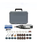Straight Up Durable Cordless Mini Grinder With Premium Accessory Kit, compact kit with sander, collet and sanding discs.