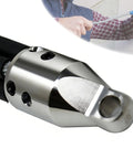 Close-up of Professional Grade Wire Puller With 4000 Lbs Max Force, showing its durable metal head for electricians.