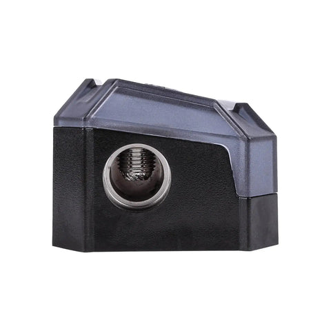Heavy Duty ANL Fuse Holder With Two Fifty And Three Hundred Amp Fuses For One Zero Or Four Gauge Car Audio Power Drop Ins, side view