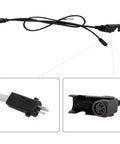 Power Recliner Lift Chair Motor Replacement DL DT1006A 054 01 cable with 5 pin hand control and 2 pin transformer ends