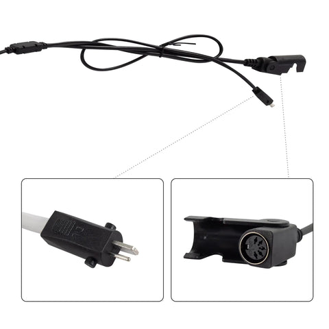 Power Recliner Lift Chair Motor Replacement DL DT1006A 054 01 cable with 5 pin hand control and 2 pin transformer ends