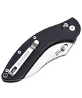 EDC Folding Knife With 14C28N Satin Blade, Rugged G10 Handle, Two Position Pocket Clip for Camping And Everyday Carry, Model CK3502