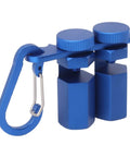 Stair Gauge Attachment With Anti Slip Hex Knob And Easy Grip Thumb Screw High Strength Aluminum Alloy Framing Square Tool, Blue Finish
