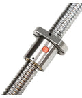 Anti Backlash Ball Screw With Nut For CNC Machines 500-950mm SFU3210 Ballnut Assembly showing close-up of screw threads