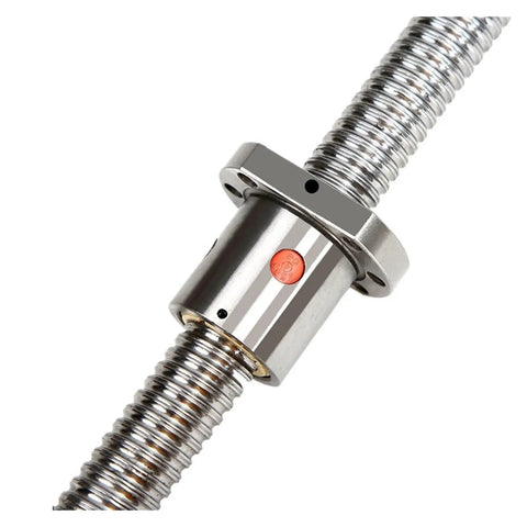 Anti Backlash Ball Screw With Nut For CNC Machines 500-950mm SFU3210 Ballnut Assembly showing close-up of screw threads