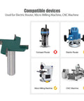 Upgrade Your Shop With This Badass 2 Inch CNC Surfacing Bit For Flattening Wood Or MDF Like A Boss, compatible with various routers.