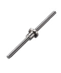 Beefy 25mm Ball Screw SFU2510 Anti Backlash Linear Motion with Metal Nut, 600mm Length, 10mm Lead, No End Processing, CNC Part