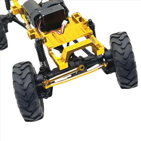 Durable Metal RC Car Chassis Frame Upgrade For 1 24 Scale Rigs Like FCX24 And Xiaoqi, off-road suspension view