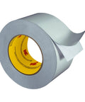 Cryogenic Vapor Barrier Tape 1555CW for Seals and Joints, dual-sided polyester film roll, 2.83 inch by 50 yard, showing adhesive side