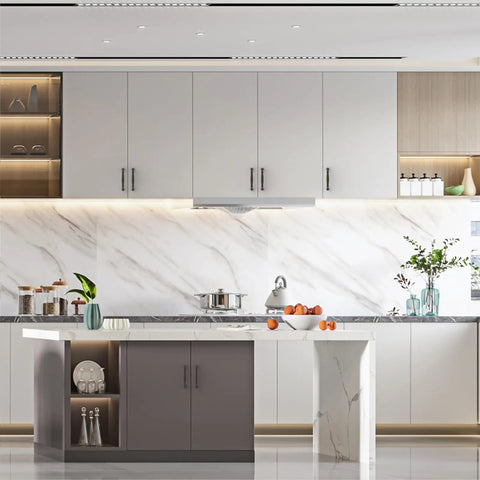 Slick 4 Inch Oil Rubbed Bronze Kitchen Cabinet Handles with Heft Smooth Pulls for Cabinets and Drawers Dark Satin Finish Easy Install Hardware That Makes Your Kitchen Look Sharp as a Pin 10 Pack on modern kitchen cabinets.