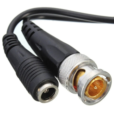 HD CVI TVI AHD Passive Video Balun Kit with Power Connector and RJ45 Data Transmitter for Cat5 Cables, BNC Gold Plated Connectors