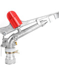 Heavy Duty Zinc Alloy Rocking Arm Sprinkler With One Point Five Inch Female Thread For Farm Watering And Industrial Cooling, featuring copper tips.
