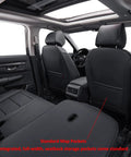 Custom Fit Honda CRV Seat Covers Full Set With Faux Leather Look Waterproof Build For 2023 2024 2025 2026 SUVs And Trucks Black