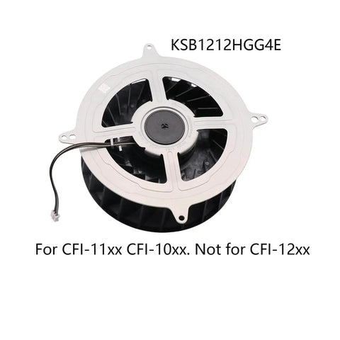 Heavy Duty Replacement Cooling Fan Compatible With Sony PlayStation 5 Cfi 10xx And Cfi 11xx Consoles, view of side with precision blades.